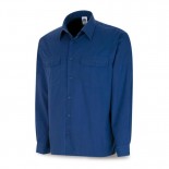 Camisa manga larga 100% algodón azul 388-CXML